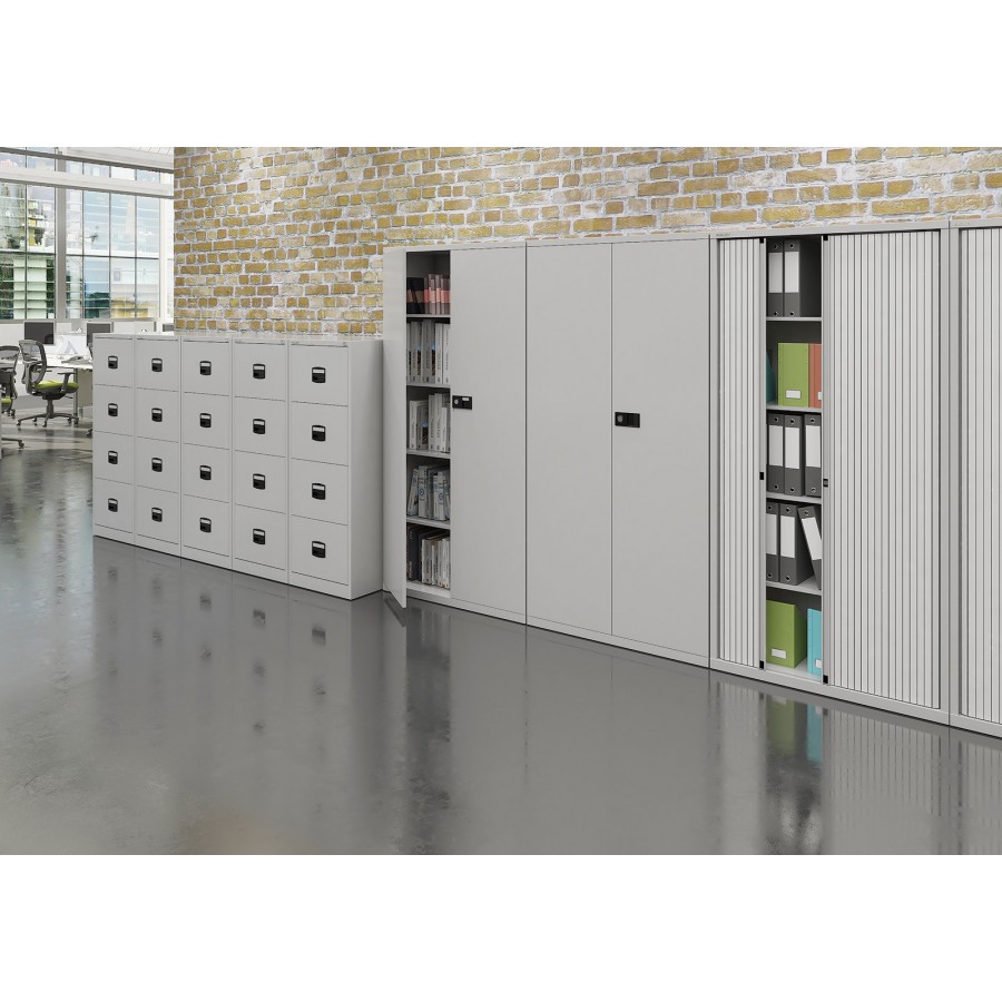 Bisley Contract Steel Cupboard with Shelves